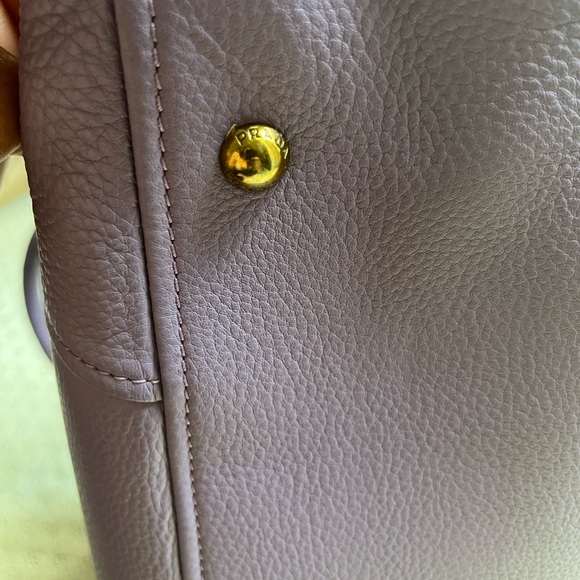Prada Purple Leather Satchel with Gold Hardware - Picture 8 of 16